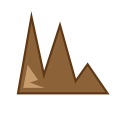 mountain geometric shape
