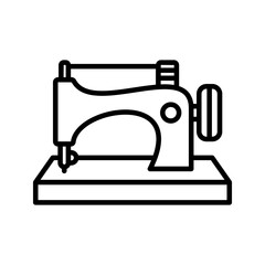 Sewing machine icon. tailor  sign. vector illustration