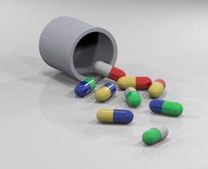 pills and capsules