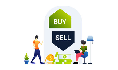 discussion buy or sell stock asset trading