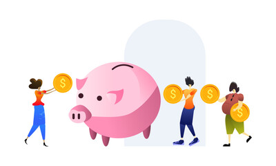 activities to save money, coins, piggy banks