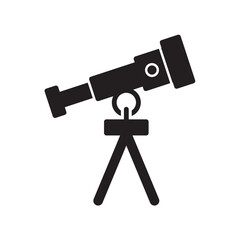 Telescope Icon Vector Illustration Design