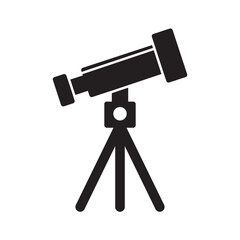 Telescope Icon Vector Illustration Design