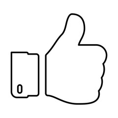 Obraz premium Thumbs Up Icon