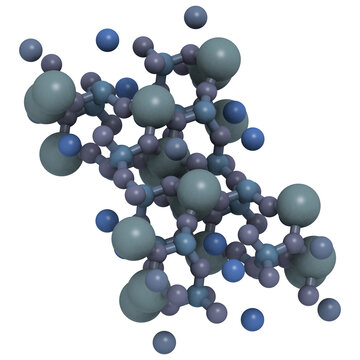 Blue Asbestos (crocidolite, Riebeckite), Crystal Structure