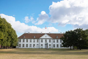 Fototapeta na wymiar Odense Castle, which is located in the Kongens have in Odense, was originally built as a hospital in 1280 by the Johanniterordenen,but in 1579 it was rebuilt again, Denmark,Scandinavia,Europe