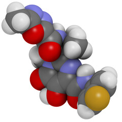 Raltegravir HIV drug (integrase inhibitor class), chemical structure.