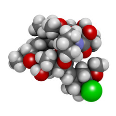 pimecrolimus eczema (atopic dermatitis) drug, chemical structure.