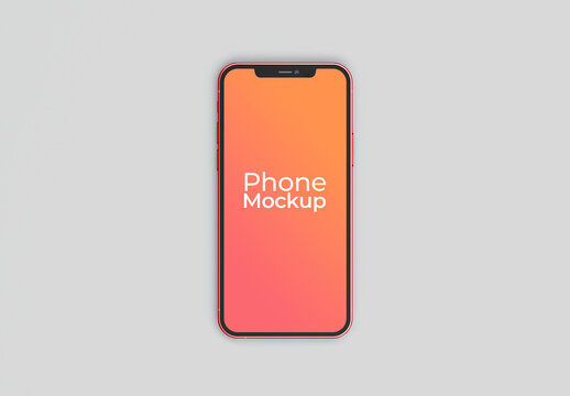 Top View Phone Mockup