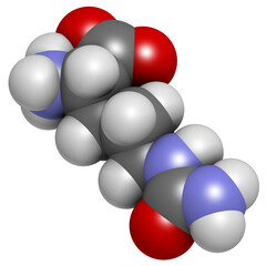 Citrulline amino acid molecule. Present in some athletic dietary supplements.