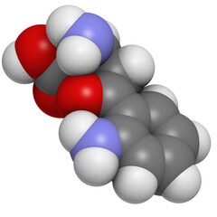 Kynurenine tryptophan metabolite, molecular model
