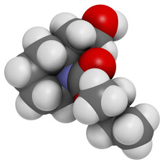 Icaridin (picaridine) insect repellent molecule.