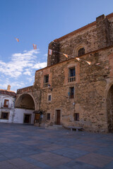 Fototapeta premium Iglesia Parroquial Nuestra Señora de la Asunción, Jaraicejo, Cáceres, Extremadura.
