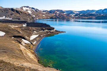 Oskjuvatn, sometimes called Lake Askja due to its location in the Askja caldera, is a vast crater lake in north Iceland