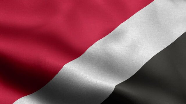 Flag Of Sealand Principality of - Sealand Principality of Flag High Detail - National flag Sealand Principality of wave Pattern loopable Elements - Seamless loop - Highly Detailed Flag - The flag of
