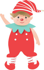 Merry Christmas Cute Doodle Elements For Decorative