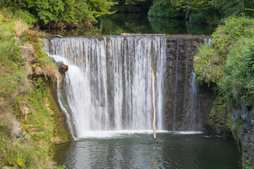 Cedar Cliff Falls, waterfall  at Indian Mound Reserve, Ohio