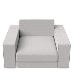 3d rendering illustration of an armchair