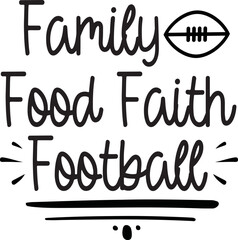 Football SVG And T-Shirt Design