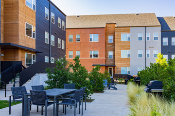 Sunny view of the aparment for student