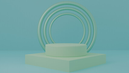 3d spiral ambient product background
