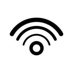 Wireless and wifi icon. Wi-fi signal symbol. Internet Connection. Remote internet access collection. Vector isolated on white background.