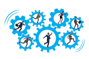 Business people in teamwork concept