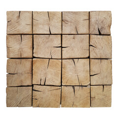 blanks of a woodworking factory, a wooden bar or a wooden board, a cut of a bar, a texture or source