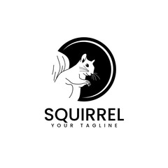 Obraz premium Squirrel logo