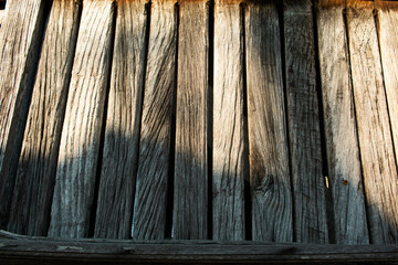 Textura en sol y sombra de madera