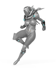 super space girl is landing