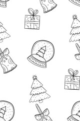 set of christmas icons