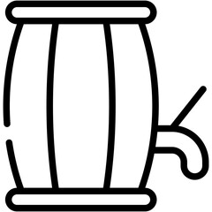 Barrel vector icon