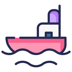 Boat vector icon