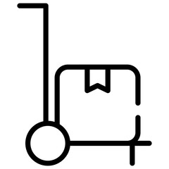 Trolley  vector icon