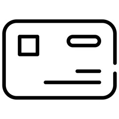 Credit card vector icon