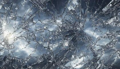 abstract glass background, broken glass