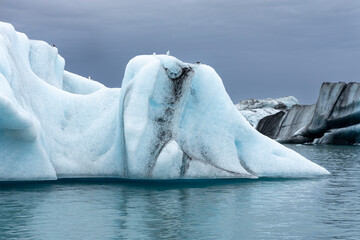 Jökulsárlón is a glacial lagoon bordering the Vatnajökull National Park in south-east Iceland....
