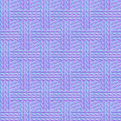 The background of the knit material. Normal map texture. And complete seamless pattern.