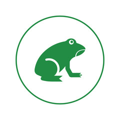 Animal nature wild frog icon | Circle version icon |