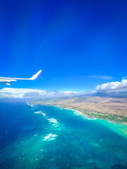 view from airplane window