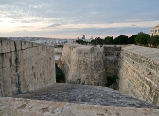 Fototapeta na wymiar Festung in Valletta auf Malta