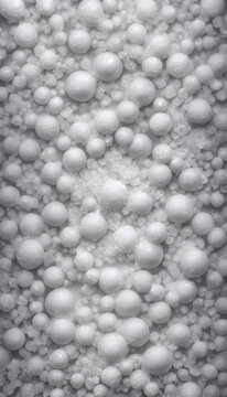 white spheres and chunks of ice © METEHAN BAHADIR
