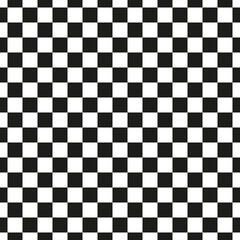 Monochrome Chickened geometric retro pattern. Seamless pattern with squares. Vector illustration