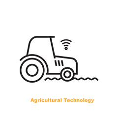 agriculture technology concept. editable vector. agriculture and farm concept.
