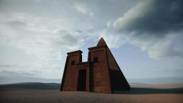 Nubian Pyramid 3D Animation Video
