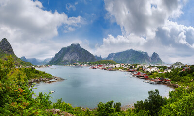 Summer village Reine (Lofoten, Norway).