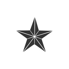 Obraz premium Star Icon Silhouette Illustration. Christmas Vector Graphic Pictogram Symbol Clip Art. Doodle Sketch Black Sign.