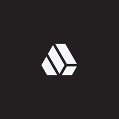 abstract stripe sport logo design