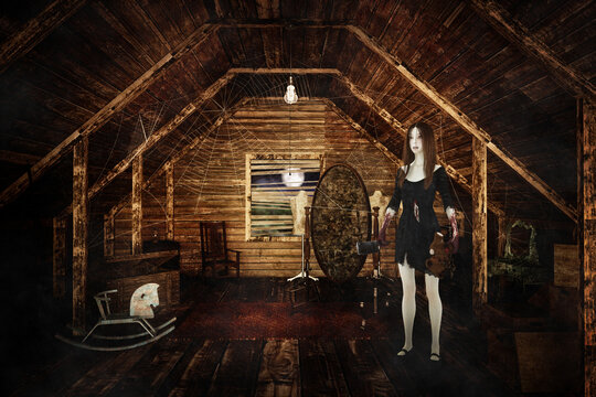 Haunted Attic Images – Browse 464 Stock Photos, Vectors, and Video | Adobe  Stock